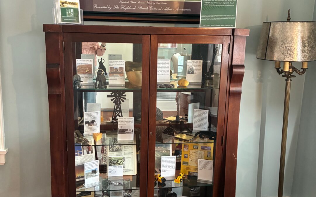 Highlands Ranch History in a Cabinet